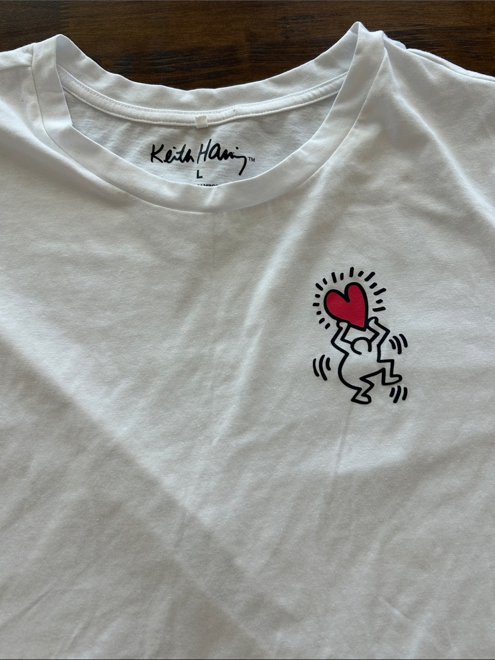 Keith Haring Graphic Short Sleeve Tee in White